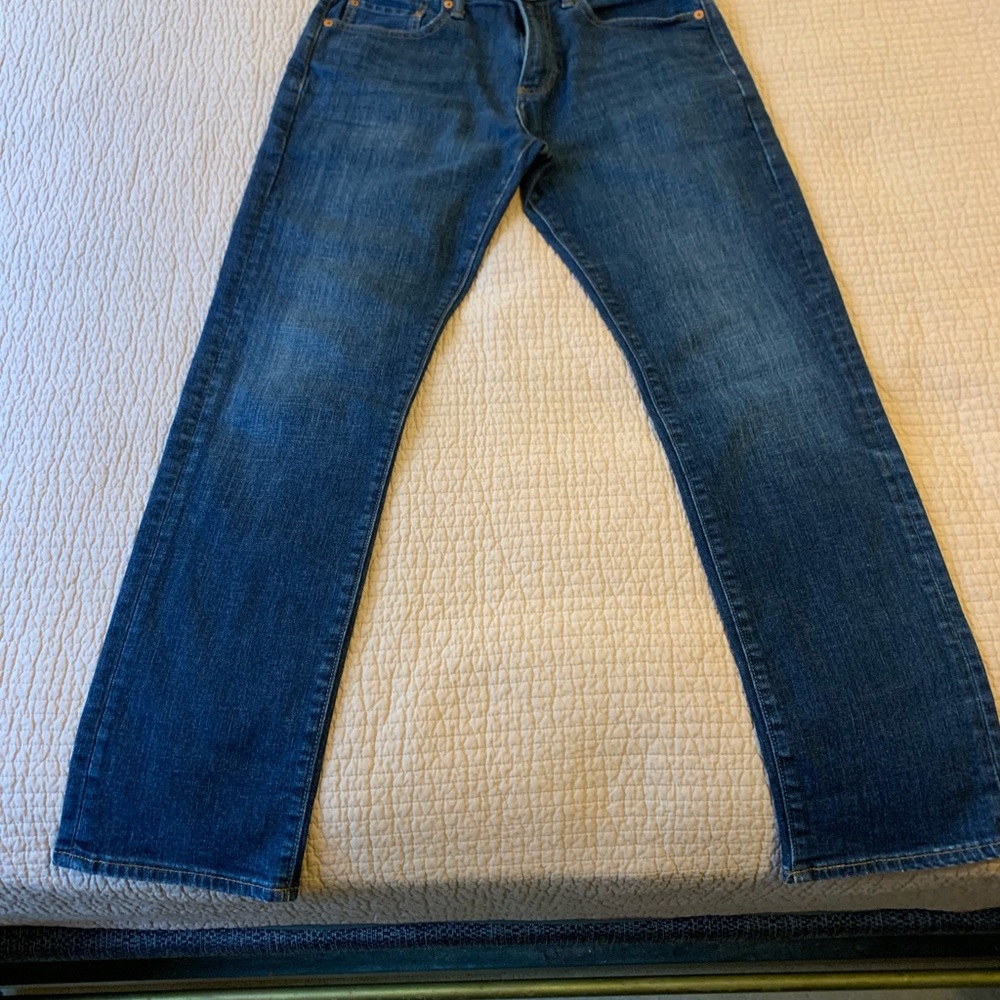 Gap Jeans Womens 8 Blue Denim Bootcut Stretch Low Rise Dark Wash Retro 31x30
